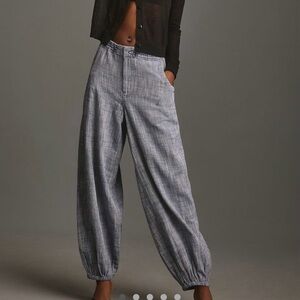 Anthropologie Pilcro Slub Twill Parachute Pants NWT Size: M